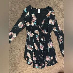 Floral Sheer Romper